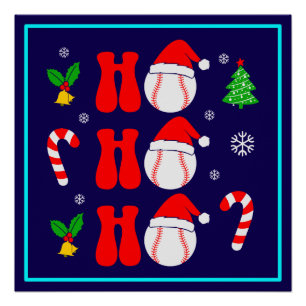 Póster Natal Ho Ho Engraçado Xmas-85211