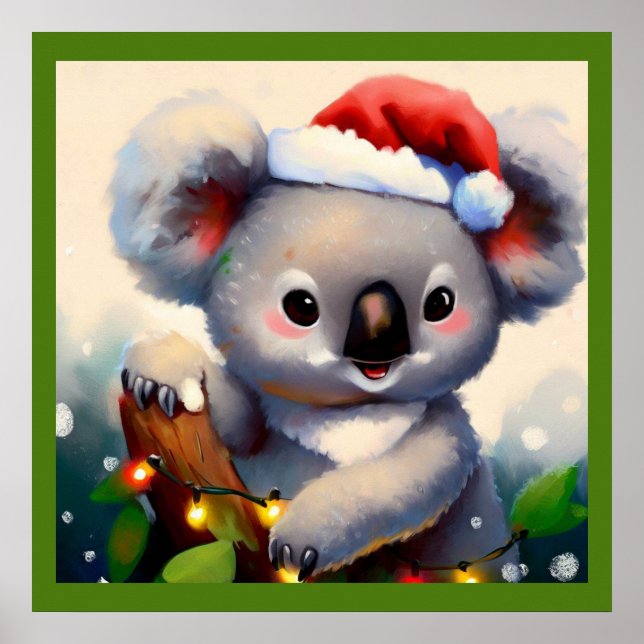 Poster Natal Koala 2 (Frente)