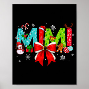 Poster Natal Mimi Coquette Laço Mimi Natal