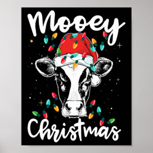 Poster Natal Mooey Papai Noel Luzes de Natal Amantes de V