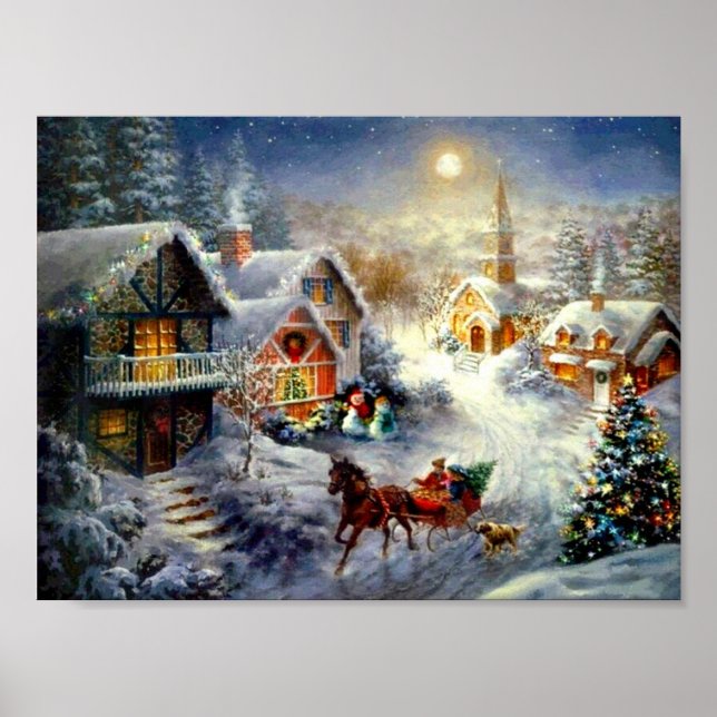 Poster natal na comunidade de pequenos (Frente)