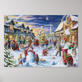 Poster natal na vila