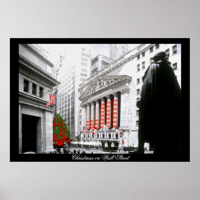 Poster Natal na Wall Street~poster (Frente)