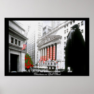 Poster Natal no ~poster de Wall Street