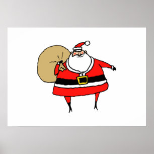 Póster Natal Papai Noel