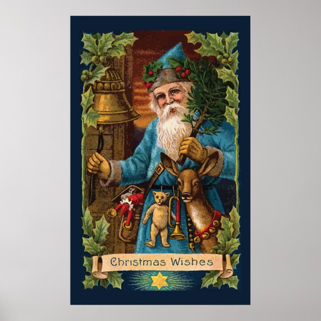 Póster Natal Papai Noel (Frente)