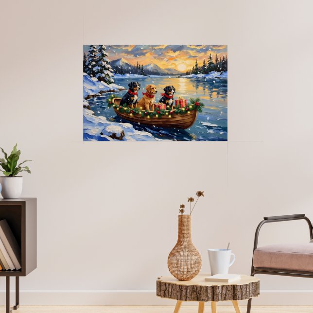 Poster Natal Papillon no Barco de Férias (Sala de Estar 3)