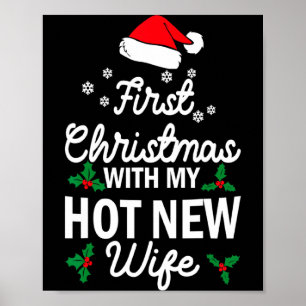 Poster Natal Primeiro Natal Com Minha Nova Esposa Sensual
