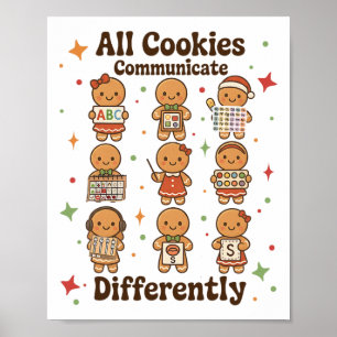 Poster Natal Professor de Educação Especial Todos os Bisc
