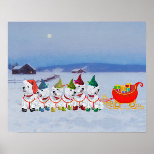 Poster Natal Sleigh