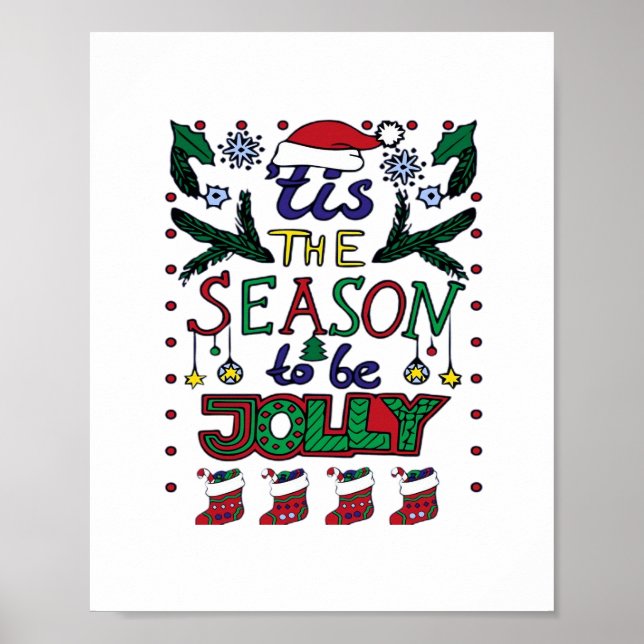 Poster Natal Tis A Época (Frente)