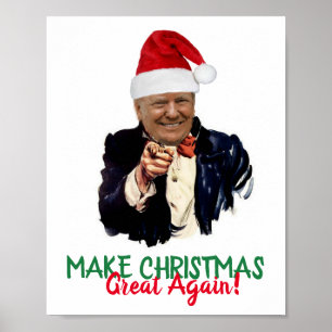 Poster Natal Trump 2020 MAGA