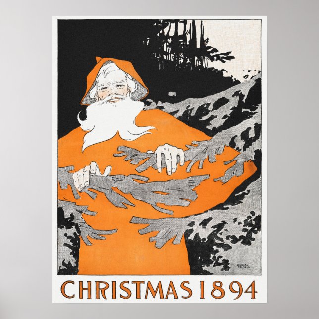 Poster natal vintage (Frente)