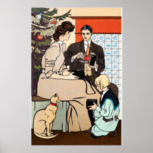 Poster natal vintage