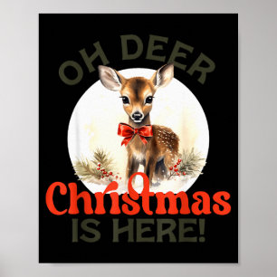 Poster Natal Vintage Retro Rena Oh Rena Natal