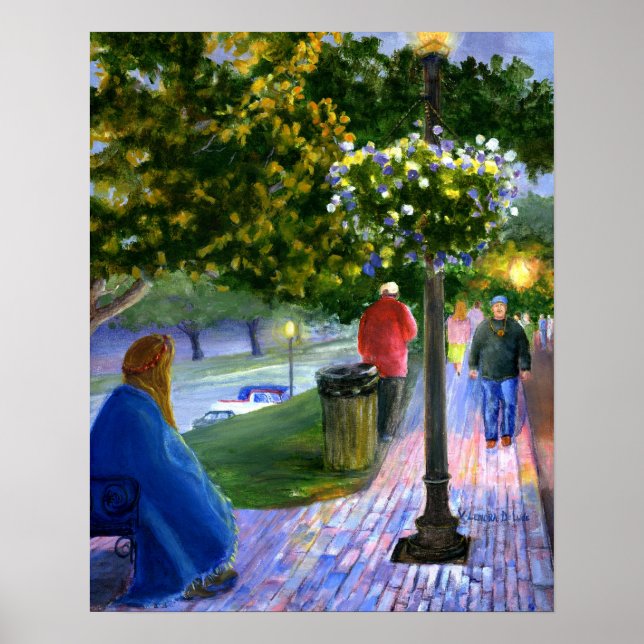 Póster Natchitoches, Louisiana na Mardi Gras Parade (Frente)