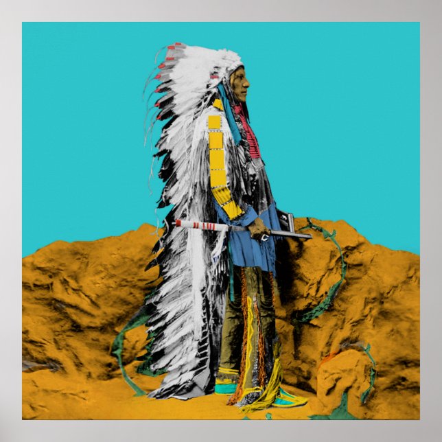 Poster Native American Lakota Sioux (Frente)