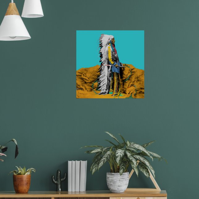 Poster Native American Lakota Sioux (Sala de Estar 1)