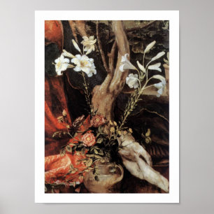 POSTER NATIVIDADE COM LILLES BRANCO - MÁGICA DO NATAL