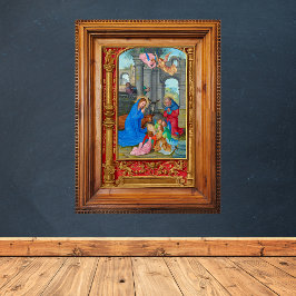 Poster Natividade cristã católica medieval