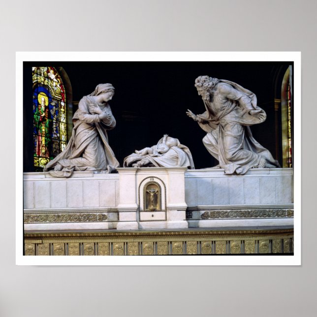 Póster Natividade (mármore) (Frente)