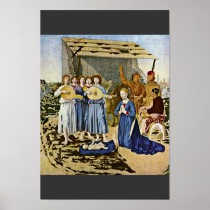 Póster Natividade por Piero della Francesca (a melhor