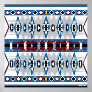 Poster nativo americano Sioux