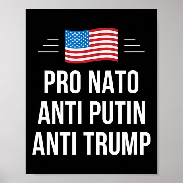 Poster Nato - Anti Putin - Anti Trump - (Frente)