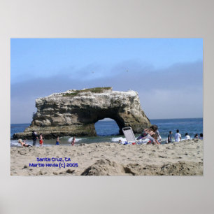 Póster Natural Bridges Beach Print - Select Your Frame