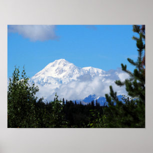 Poster Nature Alaska Denali Scenery Foto