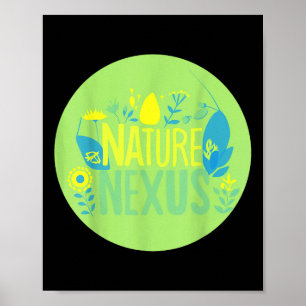 Poster Nature Nexus - Harmonia Natureza Para O Ambiente P