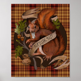 Poster Nature Nut Squirrel