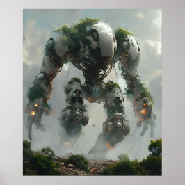 Poster Nature Robot Titan Warrior