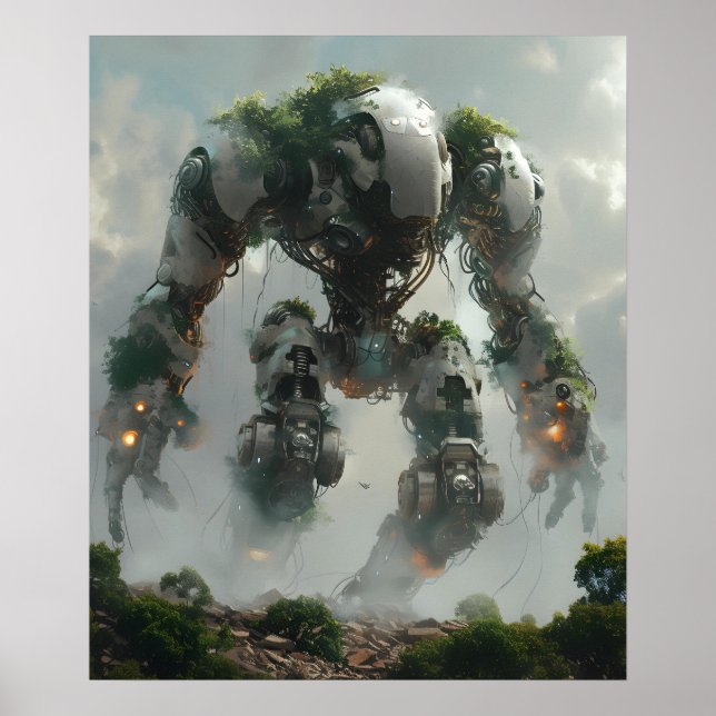 Poster Nature Robot Titan Warrior (Frente)