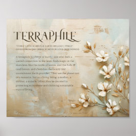 Poster Nature Wall Art, Decor Russo, Terraphile Significa