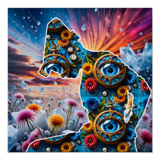 Póster Natureza com Tempo (Frente)