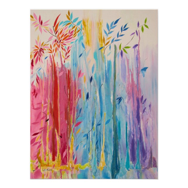 Póster Natureza em Fluxo (Frente)