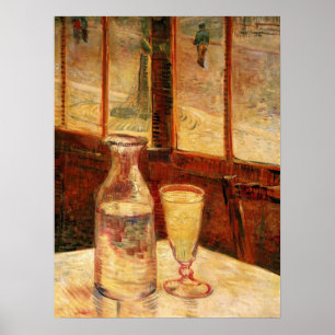Póster Natureza-morta com absinto de Vincent van Gogh