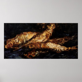 Poster Natureza Morta com Bloaters de Vincent van Gogh