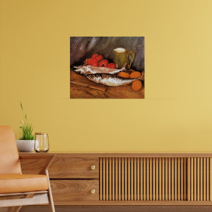 Poster Natureza Morta com Cavalas, limões, tomates,