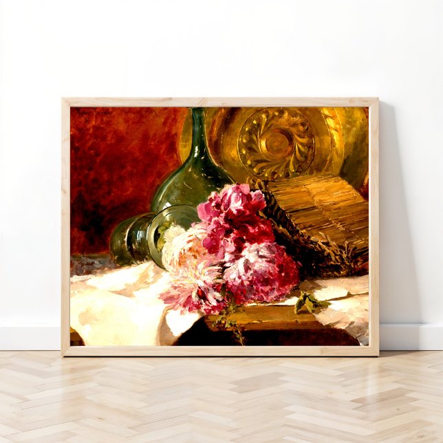 Poster Natureza-morta com Flores e Vidro,  (Criador carregado)