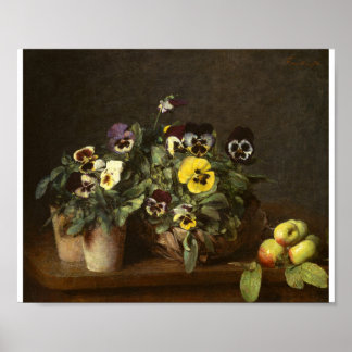 Poster Natureza Morta com Pensamentos de Henri Fantin-Lat