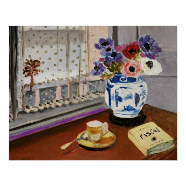 Póster Natureza Morta com Pensees de Pascal, (Frente)