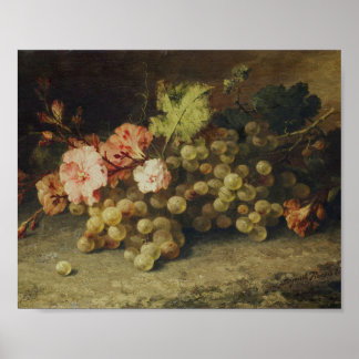 Poster Natureza Morta com Uvas por Margaretha Roosenboom