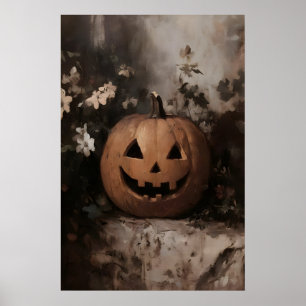 Poster Natureza-morta de abóbora imprimível, pintura de p