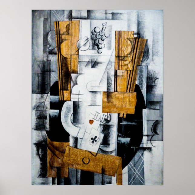 Poster Natureza morta por Georges Braque (Frente)