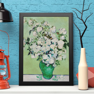 Poster Natureza Morta Rosas em um Vaso por Vincent van Go