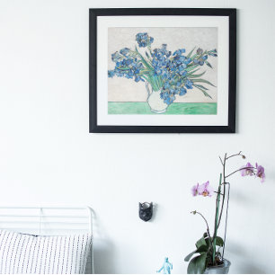 Poster Natureza-morta: vaso com íris por Vincent van Gogh