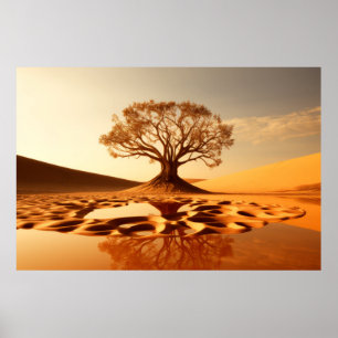 Poster Natureza Tranquila Da Vida Em Árvore