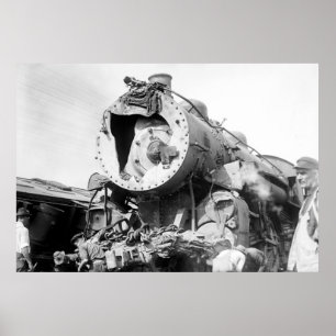 Póster Naufrágio do Trem New Haven: 1913